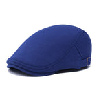 Vancouver Adjustable Plain Cotton Flat Cap
