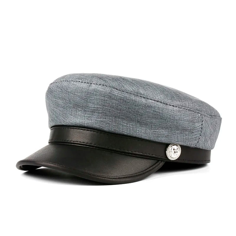 Vancouver Genuine Leather Sailor Cap