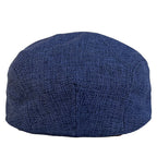 Verona Plain Linen Flat Cap