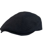 Verona Plain Linen Flat Cap