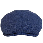 Verona Plain Linen Flat Cap