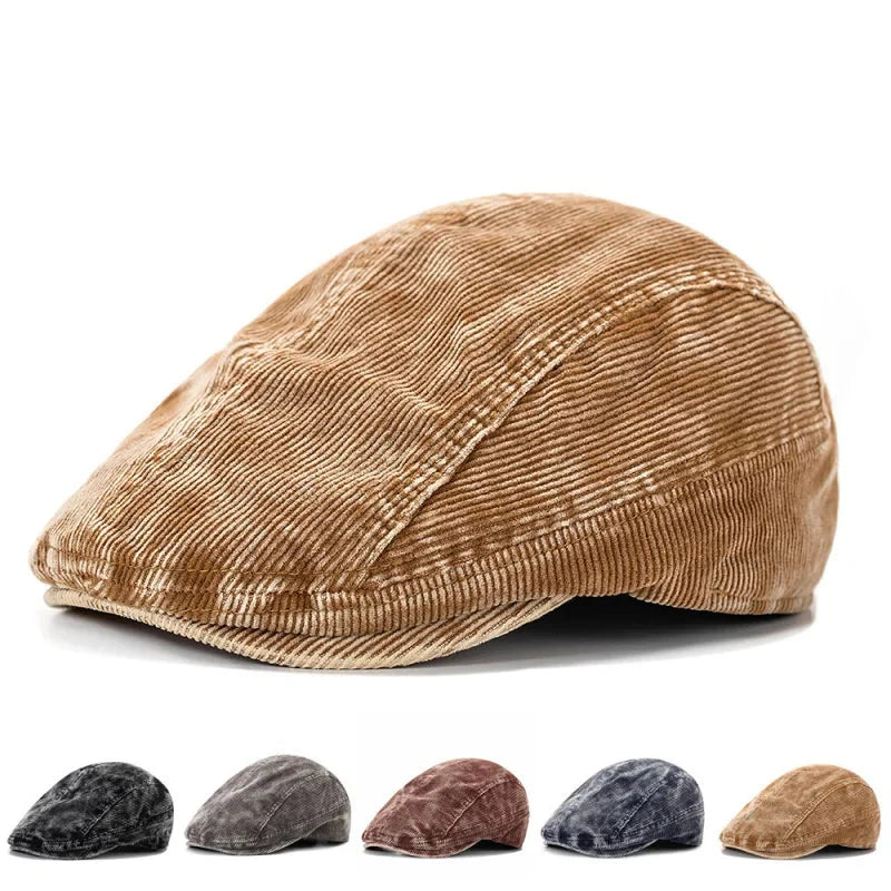 Corduroy Flat Cap