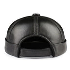 Vintage Genuine Leather Docker Cap