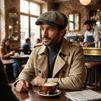 Vittorio Patchwork Tartan Newsboy Cap