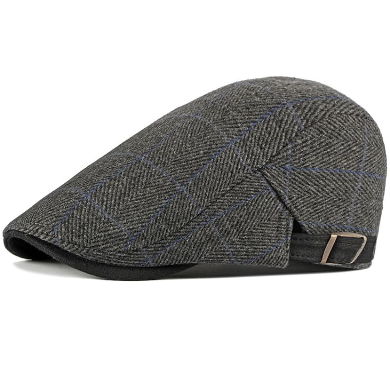 Viviani Plaid Flat Cap