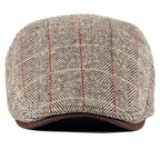 Viviani Plaid Flat Cap