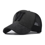 W Letter Cotton Trucker Cap
