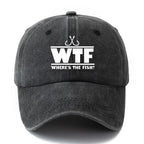 WTF Where The Fish Washed Baseball Cap