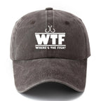WTF Where The Fish Washed Baseball Cap