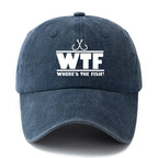 WTF Where The Fish Washed Baseball Cap