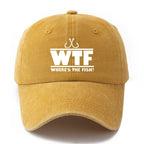 WTF Where The Fish Washed Baseball Cap