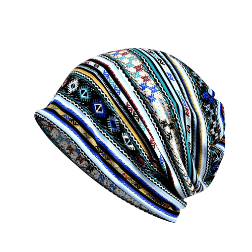 Blue Boho Winter Snood