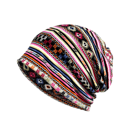 Pink Boho Winter Snood