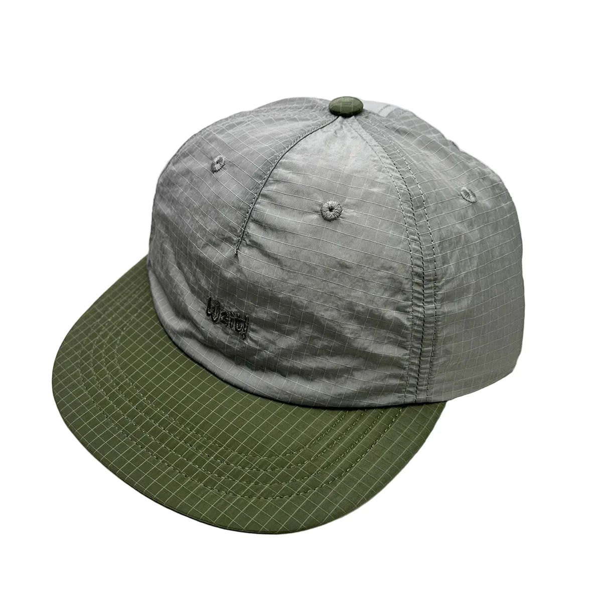 Wait! Retro Breathable Flat Visor Baseball Cap