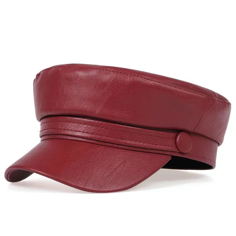 Waldman Leather Sailor Cap
