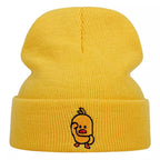 Watchful Chicken Cotton Beanie