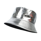 Waterproof Leather Reversible Bucket Hat