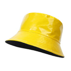 Waterproof Leather Reversible Bucket Hat