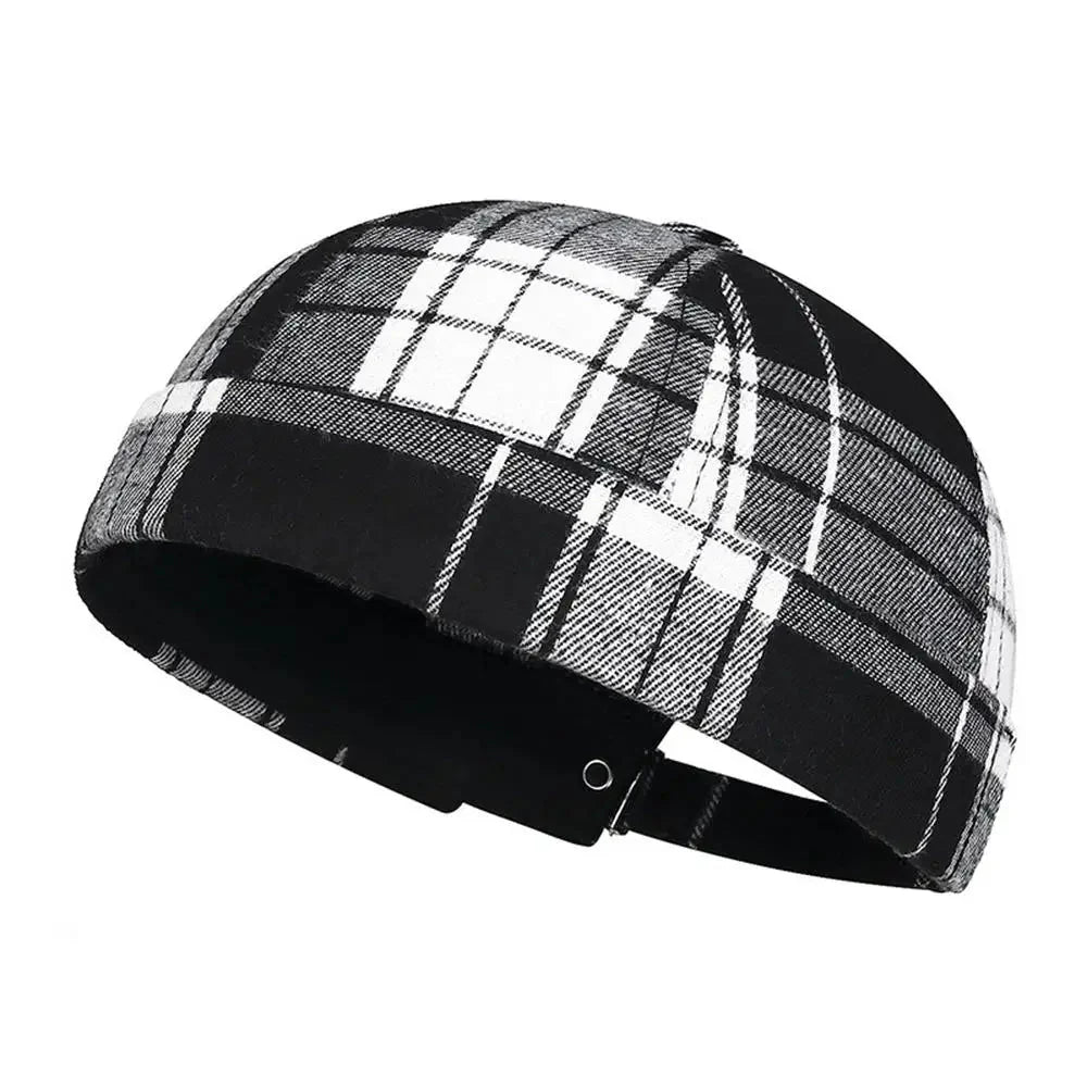Watford Tartan Brimless Docker Cap