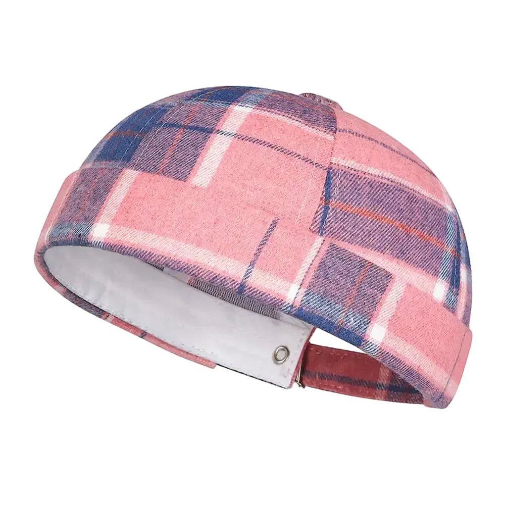Watford Tartan Brimless Docker Cap