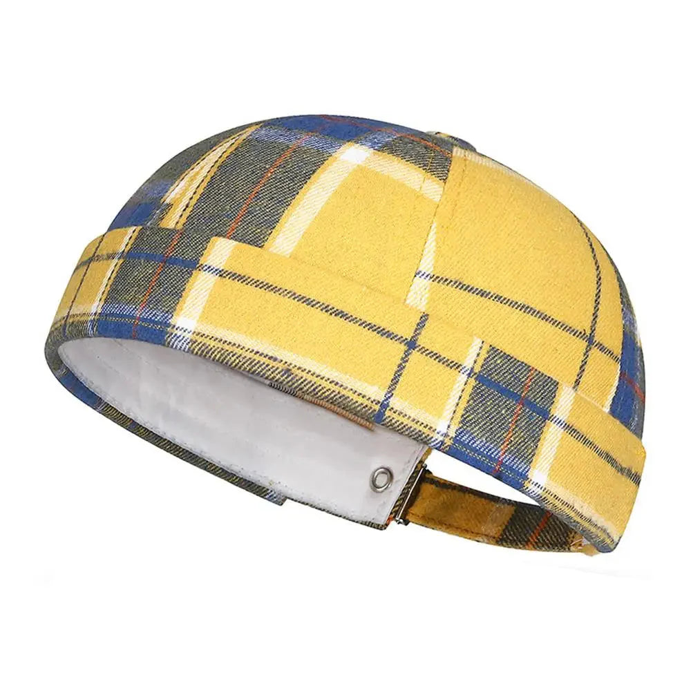 Watford Tartan Brimless Docker Cap