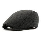 Watford Plaid Cotton Flat Cap