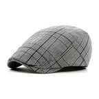 Watford Plaid Cotton Flat Cap