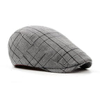 Watford Plaid Cotton Flat Cap
