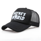 Wayne’s World Black Baseball Trucker Cap