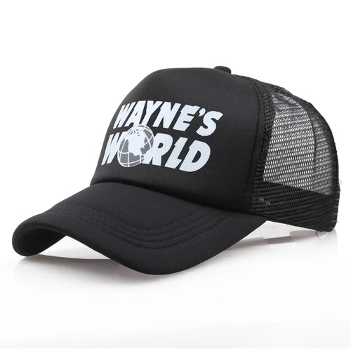 Black Baseball Trucker Cap