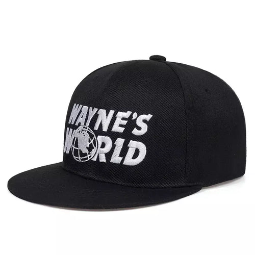 Black Snapback Cap