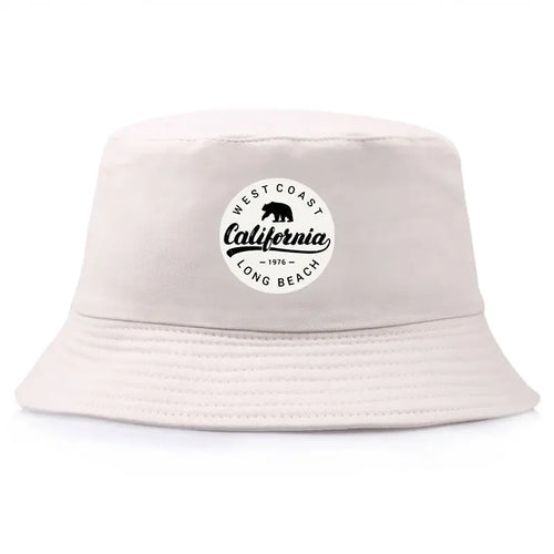Beige California Bucket Hat