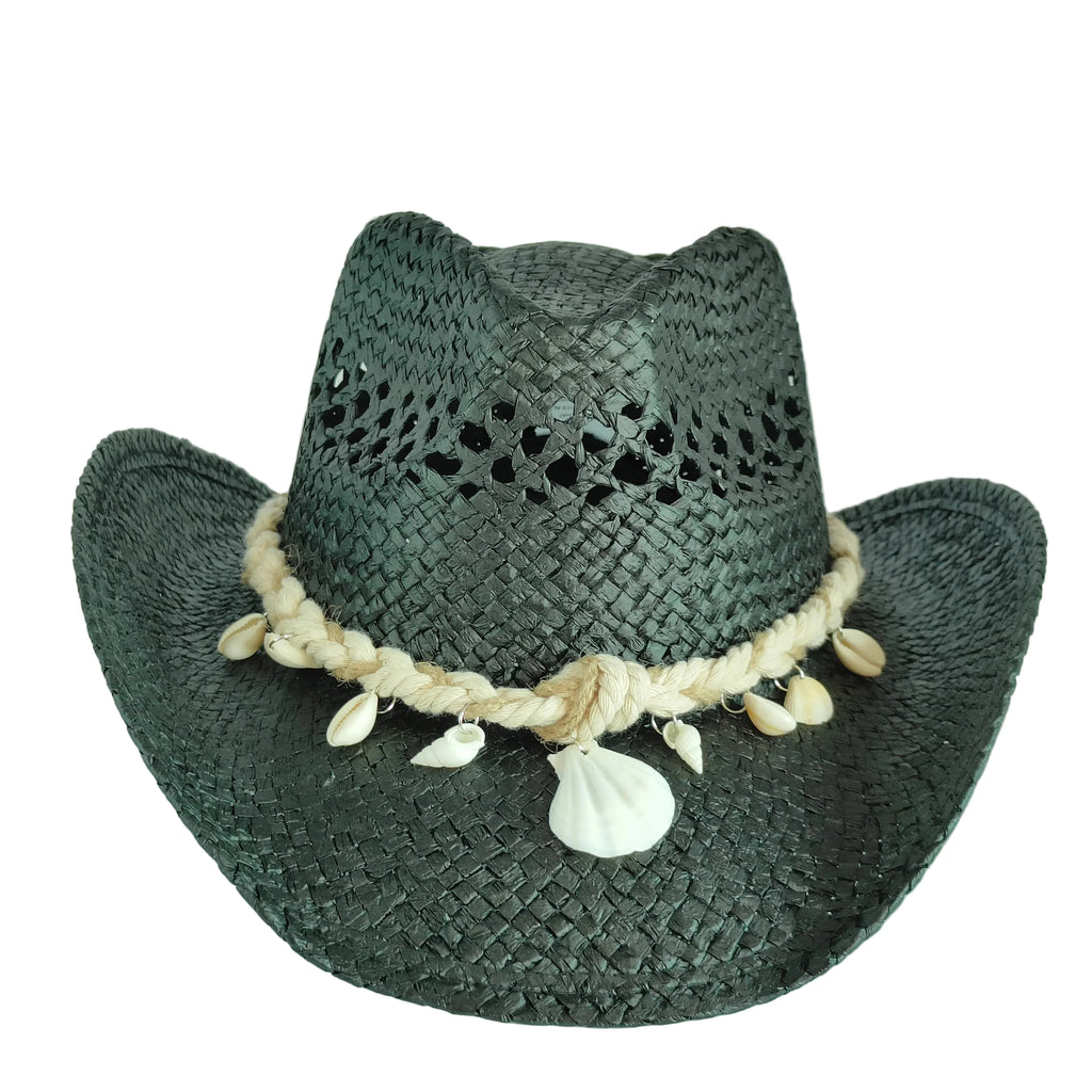 West Monroe Shells Straw Cowboy Hat