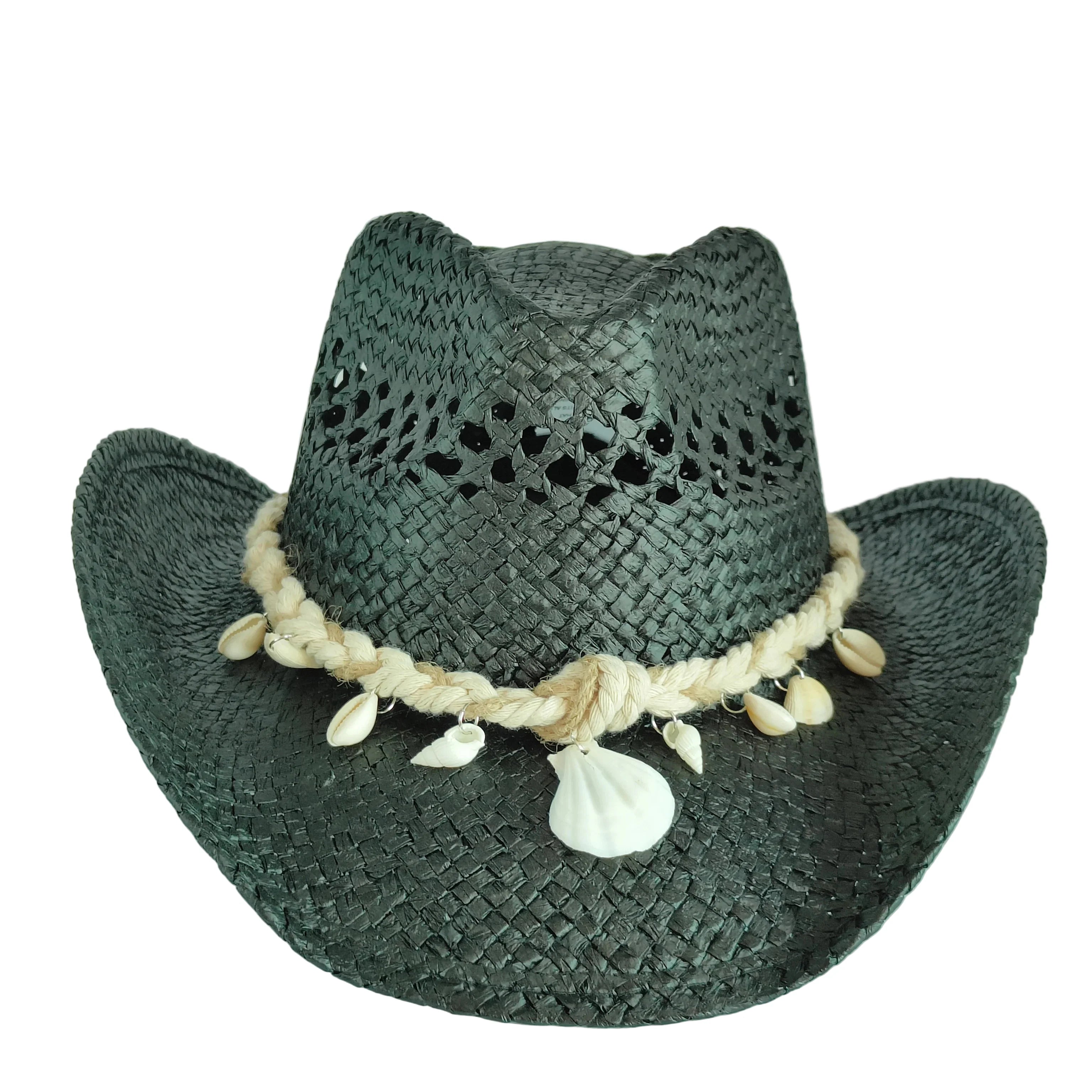 West Monroe Shells Straw Cowboy Hat