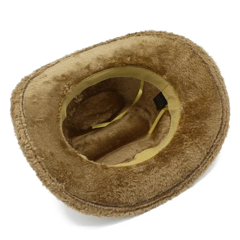 Western Party Fluffy Cowboy Hat