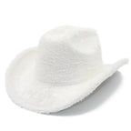 Western Party Fluffy Cowboy Hat