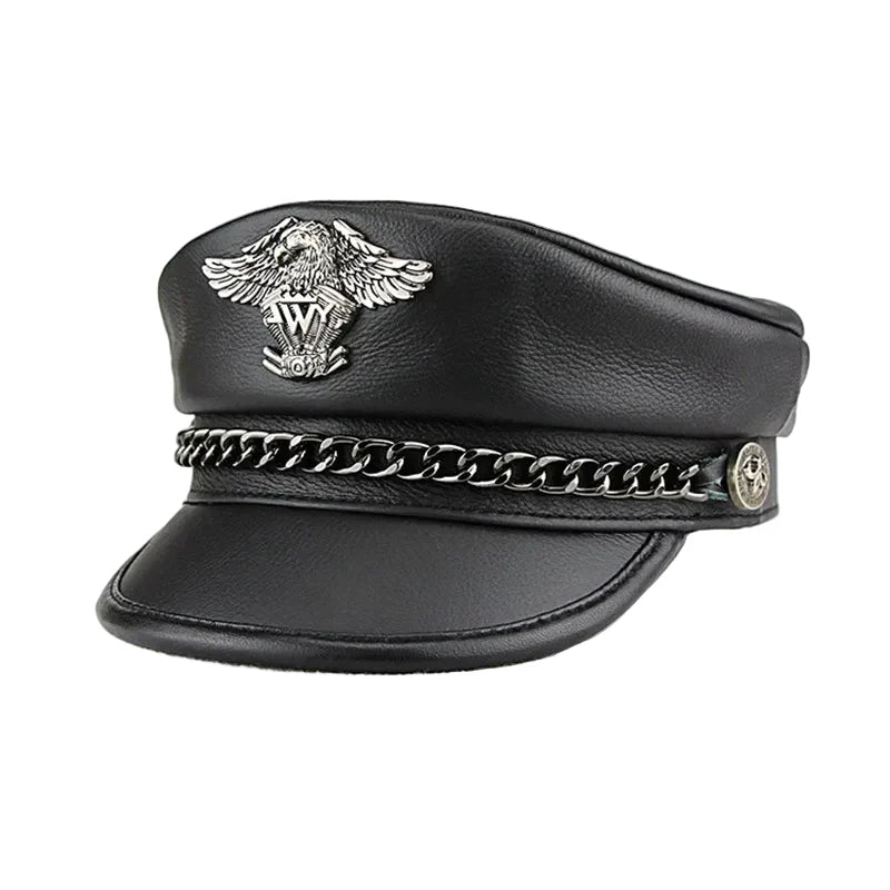 Westland Eagle Genuine Leather Sailor Cap