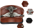 Westland Eagle Genuine Leather Sailor Cap