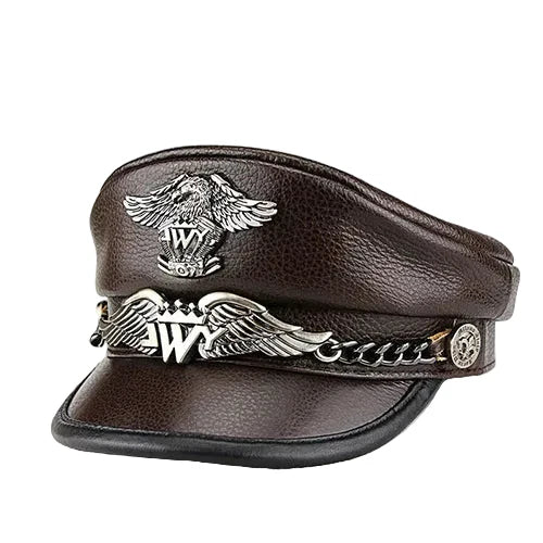 Westland Eagle Genuine Leather Sailor Cap