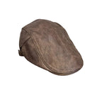Westminster Leather Duckbill Flat Cap