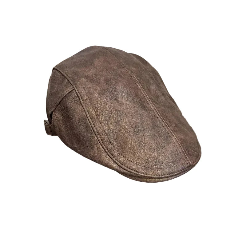 Westminster Leather Duckbill Flat Cap