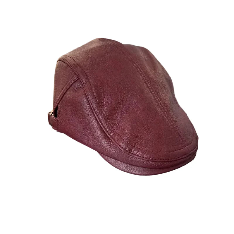 Westminster Leather Duckbill Flat Cap