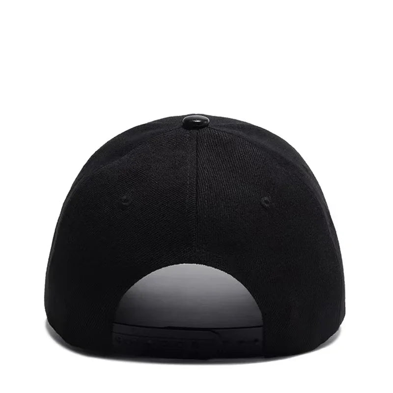 Westport Black Leather Baseball Cap