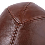 Wexford Earflaps Genuine Leather Flat Cap