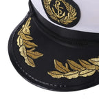 White Captain's Classic Sailor Cap