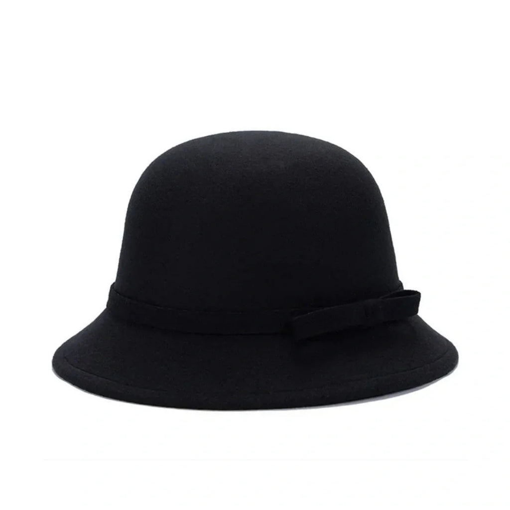 Whitney Women Bowknot Felt Bucket Hat