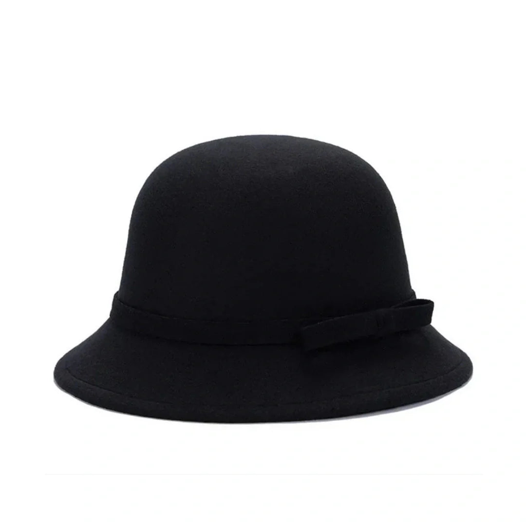 Whitney Women Bowknot Felt Bucket Hat