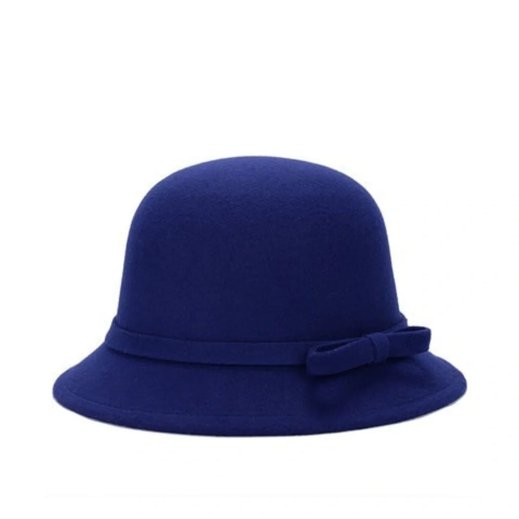 Whitney Women Bowknot Felt Bucket Hat