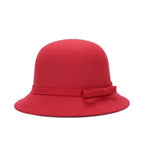 Whitney Women Bowknot Felt Bucket Hat