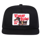 Wiener Rides Trucker Snapback Cap